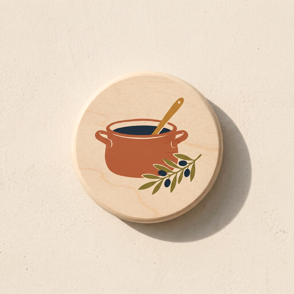A Tondo story disc in birch plywood (placeholder)