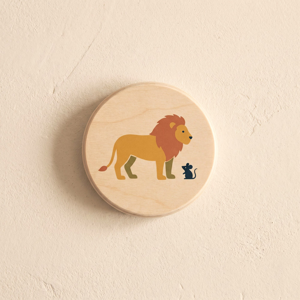 A Tondo story disc in birch plywood (placeholder)